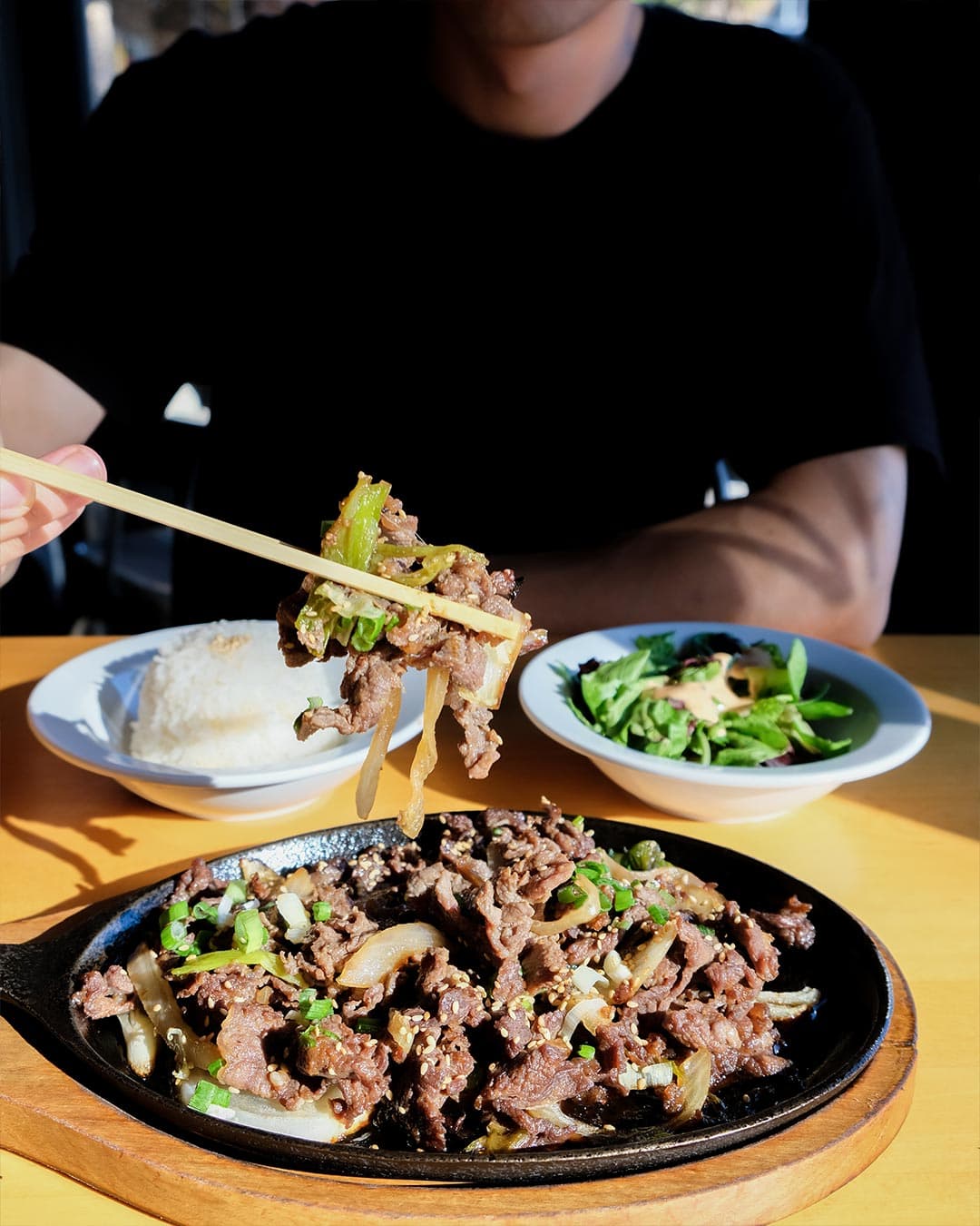 Delightful representation of our Korean Food options